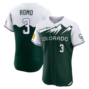 Green Drew Romo Men's Colorado Rockies 2022 City Connect Jersey - Authentic Big Tall