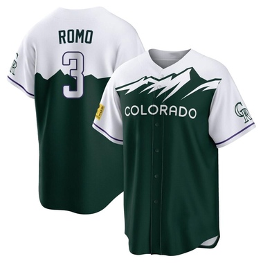 Green Drew Romo Men's Colorado Rockies 2022 City Connect Jersey - Replica Big Tall