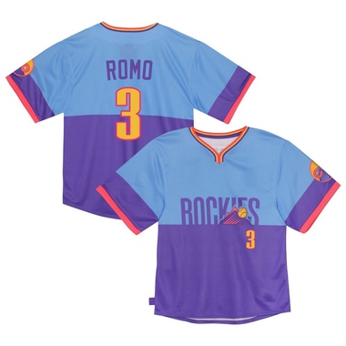 Purple/Light Drew Romo Toddler Colorado Rockies Blue 2025 City Connect Jersey - Limited